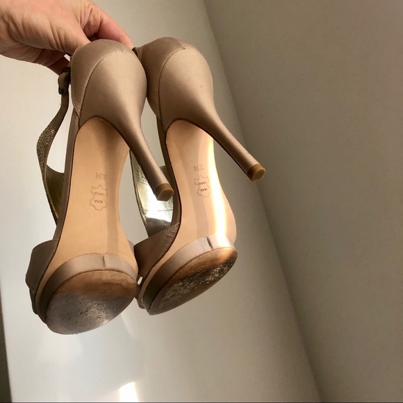 Glint | Gillian Satin Platform Sandals - Picture 8 of 13